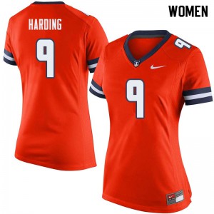 Women Illinois Fighting Illini Dele Harding #9 Orange Player Jersey 388250-391