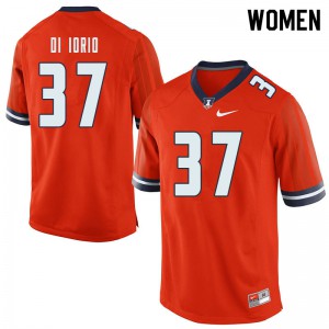 Women's Illinois Fighting Illini Mark Di Iorio #37 NCAA Orange Jersey 284065-355